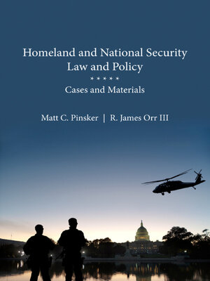 cover image of Homeland and National Security Law and Policy